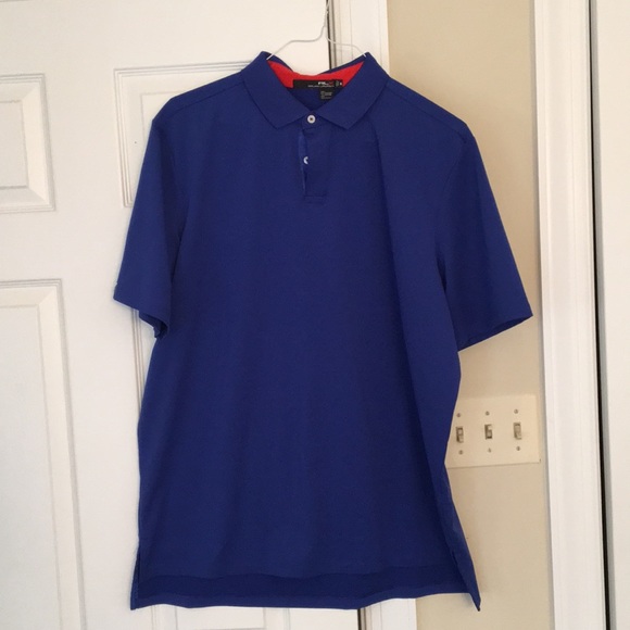 royal blue golf shirt